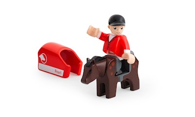 Pferd mit Reiter