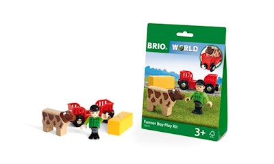 Spielpäckchen Bauer mit Kuh