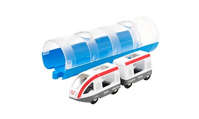 Reisezug und Tunnel
