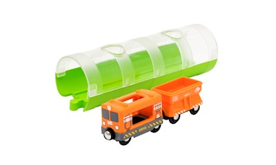 Güterzug und Tunnel