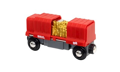 Frachtwaggon mit Goldladung