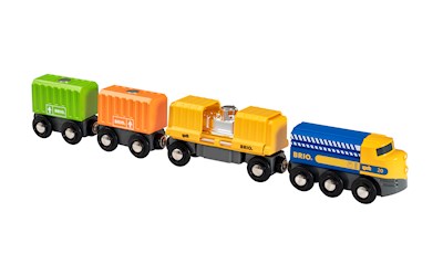 Güterzug mit 3 Waggons