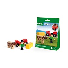 Spielpäckchen Bauer mit Kuh