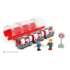Londoner U-Bahn mit Licht und Sound