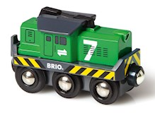 Frachtlokomotive Grün