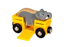 Elefant und Wagen